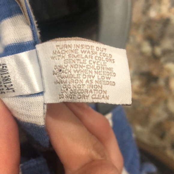 Chico’s Size 3/Extra Large Striped Button V Neck Blouse - Picture 12 of 12